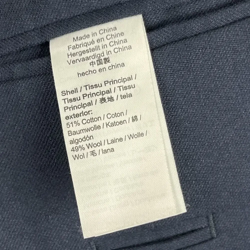 J Crew Ludlow Blazer Sport Coat Mens 36R Blue Slim Fit Unstructured Moon Fabric‎